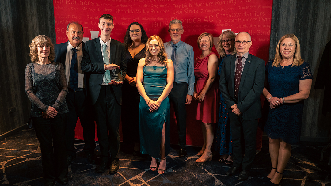 Swansea Harriers with award